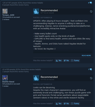 Illustration for article titled Steam Top Seller With 'Sexy' Protagonist Has Terrible Breast Physics